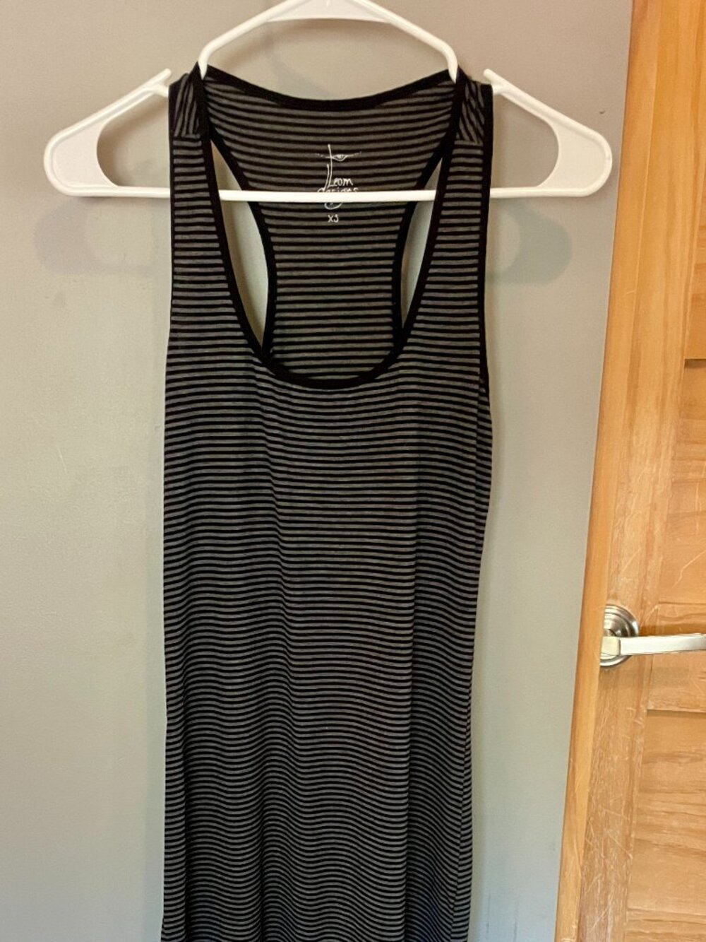 Leom Designs racer-back long tank dress size xs